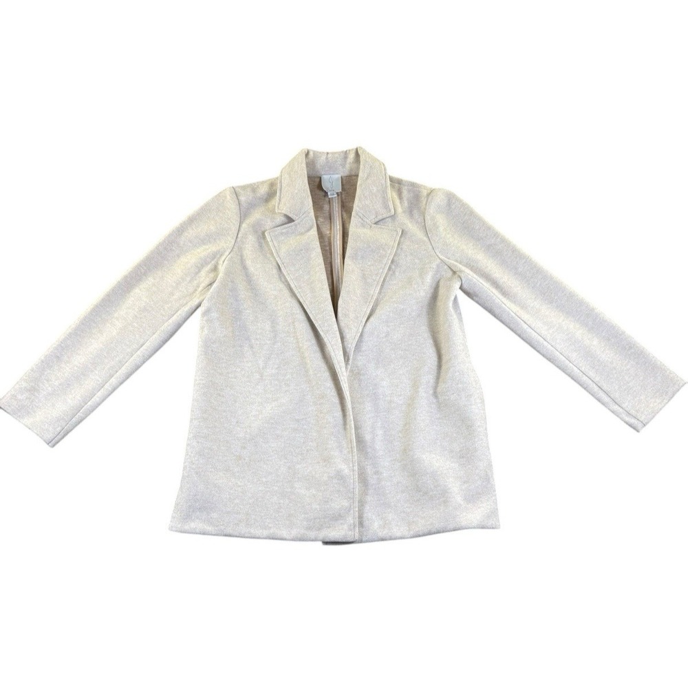 joie Open Front Knit Tan Blazer Womens Size M